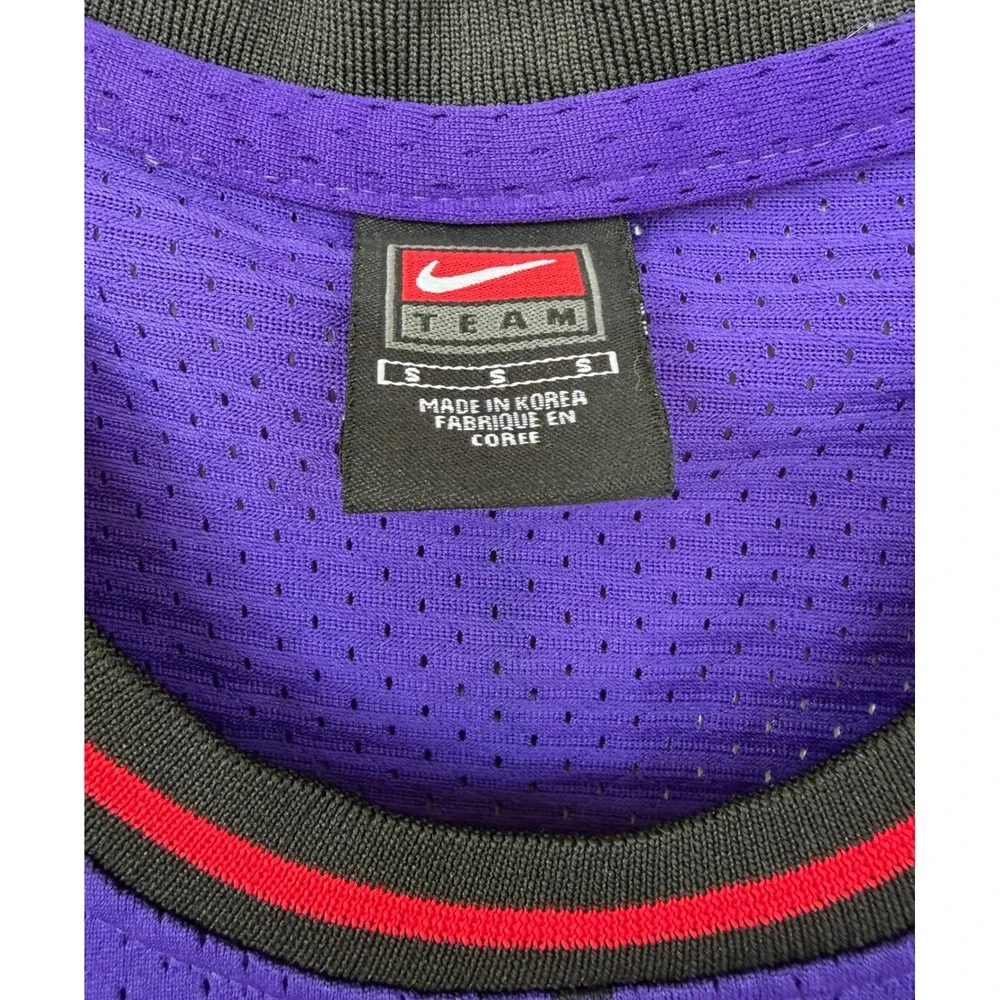 Nike Toronto Raptors Tracy McGrady 1 Jersey Purple Vintage Pinstripe Mens Small